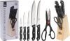 Massamarkt Excellent Houseware Messenset 7 delig In Messenblok Inclusief Schaar online kopen