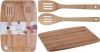 Excellent Houseware Snijplank Met 2 Spatels 23 X 33 Cm Van Hout Snijplanken online kopen