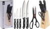 Massamarkt Excellent Houseware Messenset 7 delig In Messenblok Inclusief Schaar online kopen